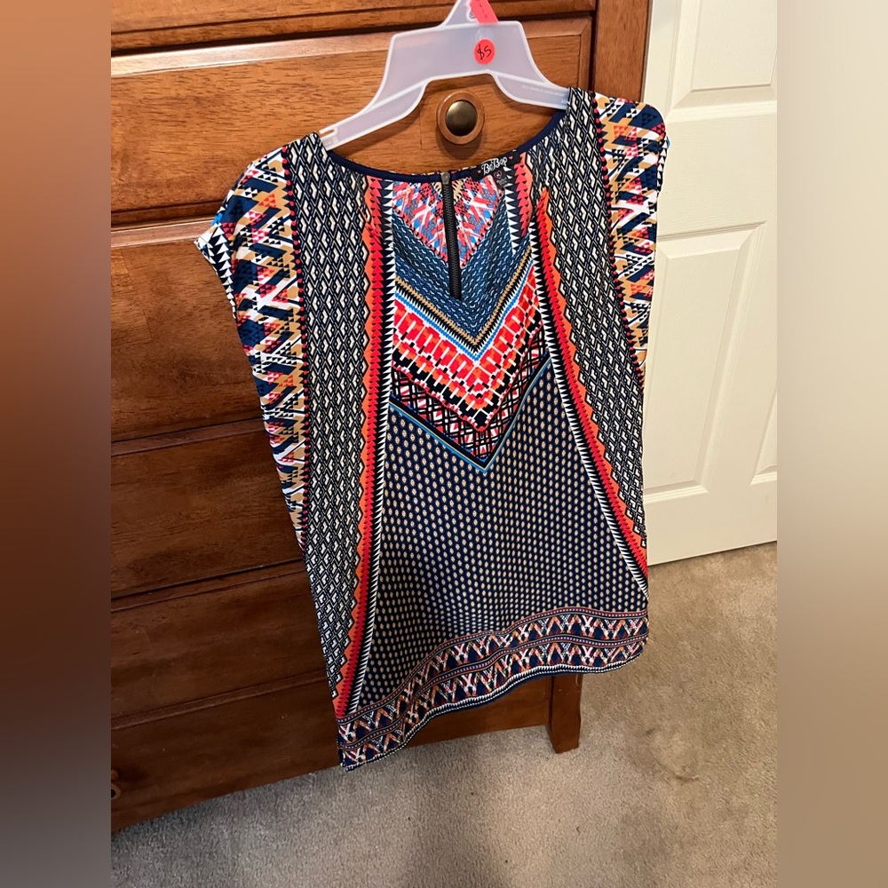 Multicolor Geometric Women's dress